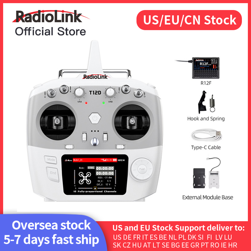 Drone Transmitter - Radiolink T12D ELRS 12 Saluran Pemancar,
