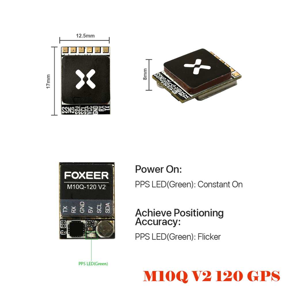 Foxeer M10Q V2 120 Modul GPS G - Drone Gps Module ulasan dan harga