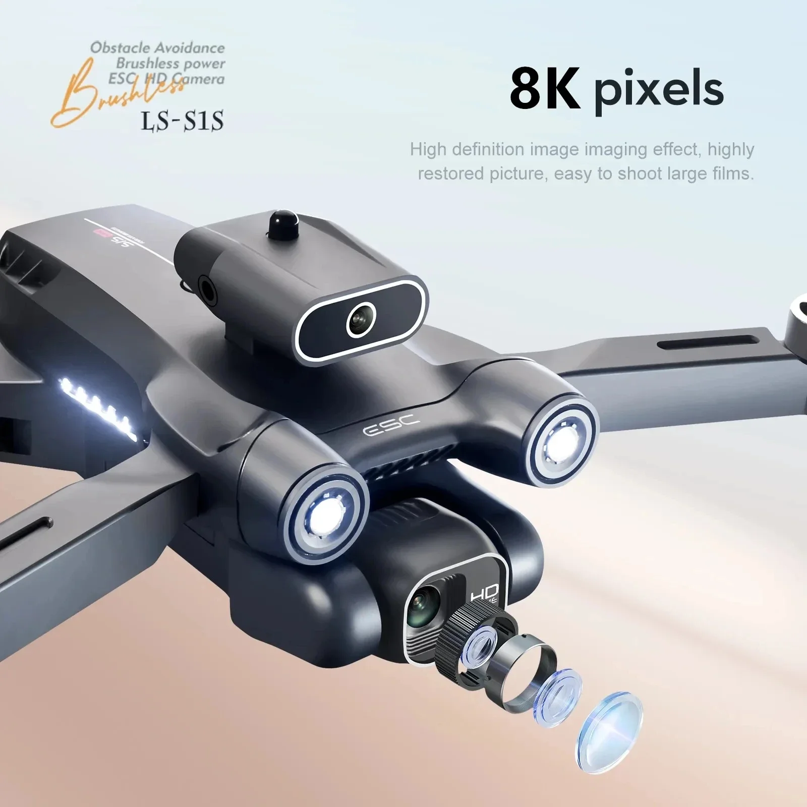 S1S Drone kamera GPS 5G 8K pro - Drone Gps Module ulasan dan harga