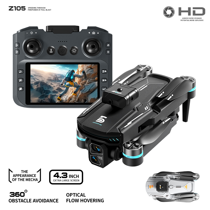 Drone Z105 Layar 4.3-inci Kame - Drone Camera ulasan dan harga