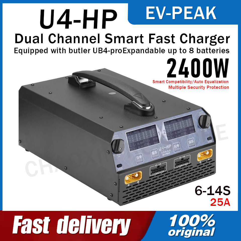 EV-PEAK U4-HP Pengisi Daya Bat - Drone Charger ulasan dan harga