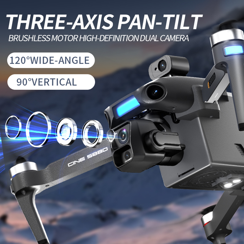 Drone Kamera Ganda 8K Baru 202 - Drone Gps Module ulasan dan harga